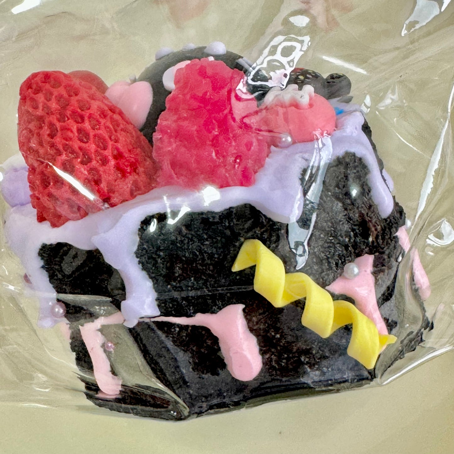 Cat Strawberry Chocolate Cake Soft Squishy
