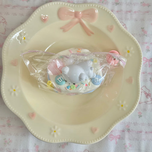 Bear Pink Strawberry Cake Soft Squishy