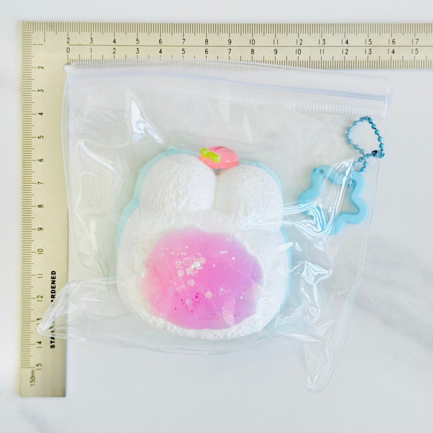 code-110-Pink Rabbit Squishy Stress Relief Toy