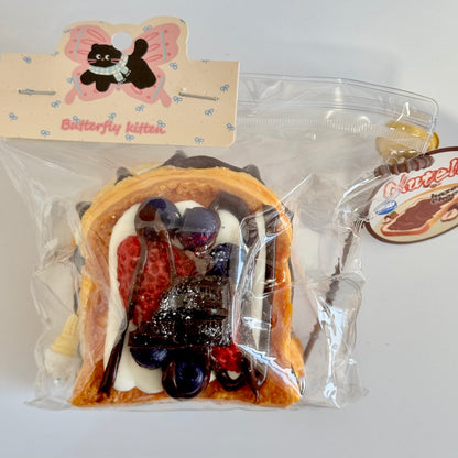 code-105-Fruit and Cream Toast Squishy Stress Relief Toy