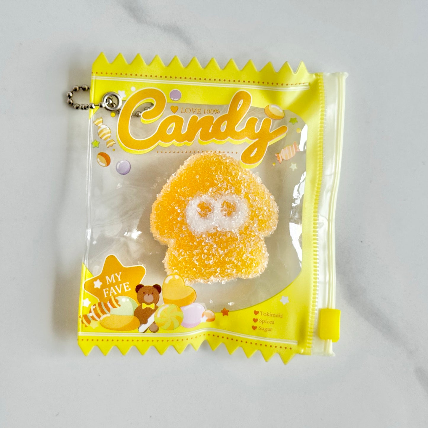code-119-Gummy Squid Granulated Sugar Squishy Stress Relief Toy
