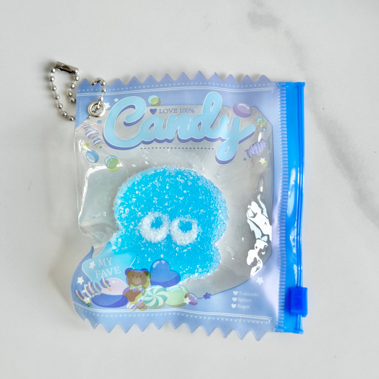 code-119-Gummy Squid Granulated Sugar Squishy Stress Relief Toy