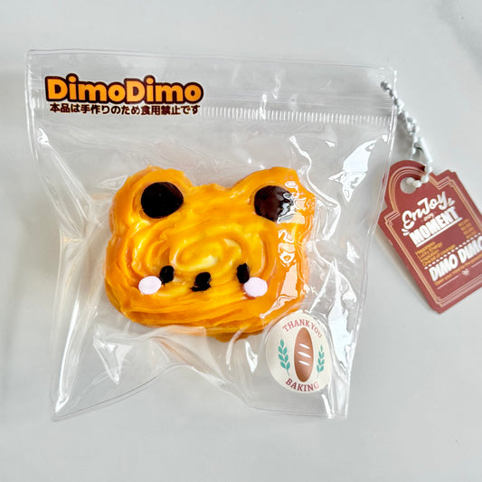 code-121-Rings of Bread Bear Squishy Stress Relief Toy