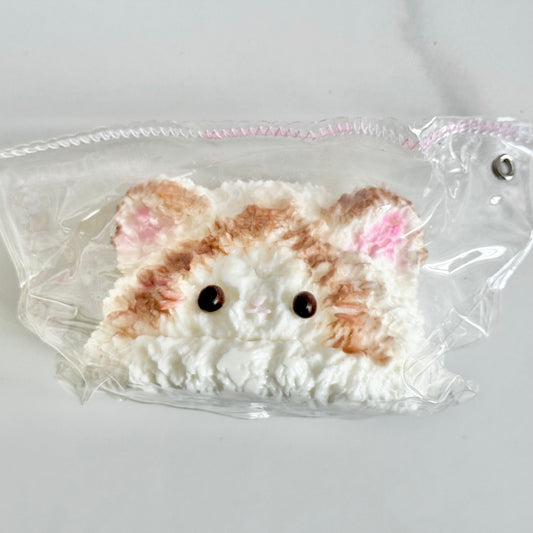 code-124-Fluffy Kitty Cat Texture Squishy Stress Relief Toy