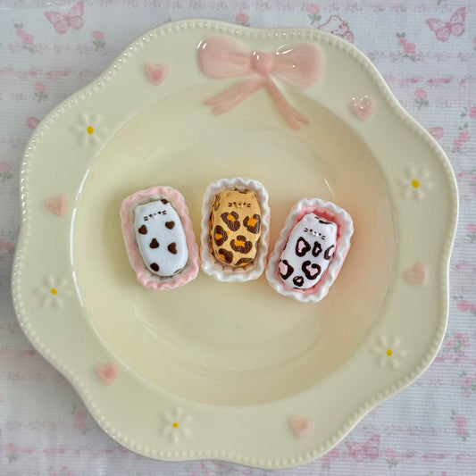 code-126-Small Cheetah Leopard Texture Kitty Cat Squishy