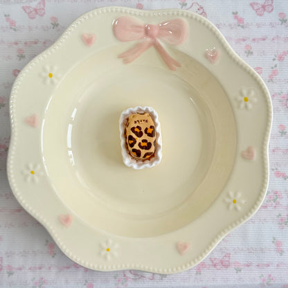 code-126-Small Cheetah Leopard Texture Kitty Cat Squishy