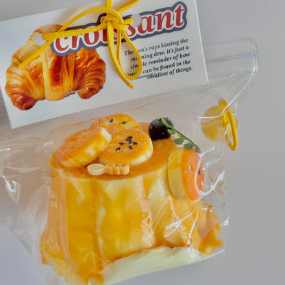 code-106-Banana Pudding Squishy Stress Relief Toy