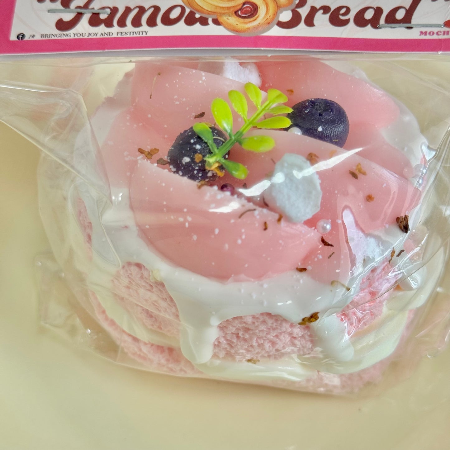 Peach Cake Soft Squishy