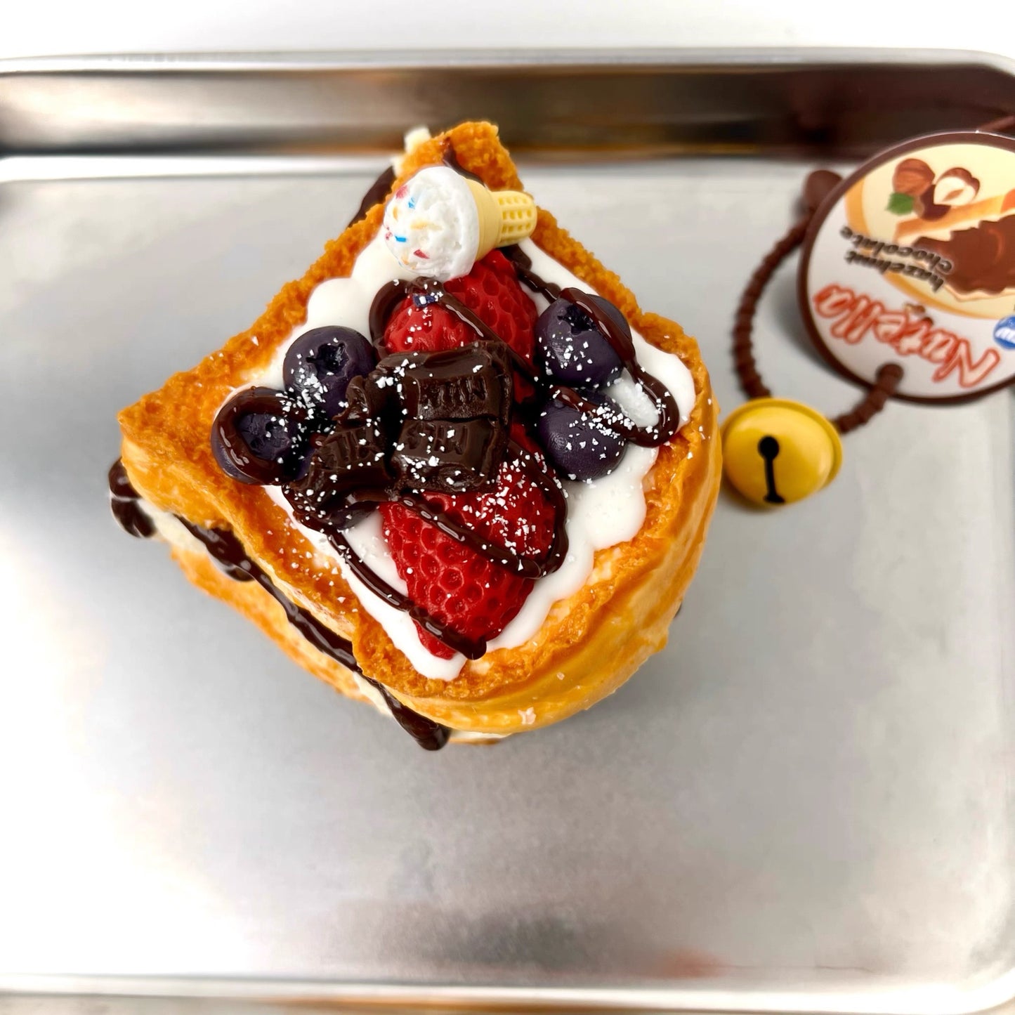 code-105-Fruit and Cream Toast Squishy Stress Relief Toy