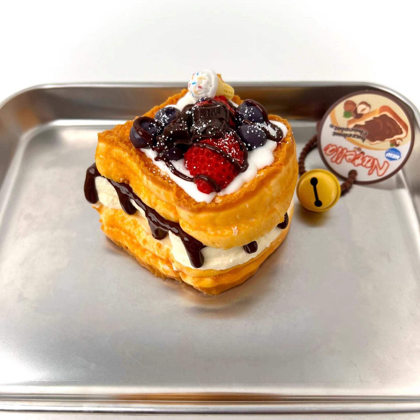 code-105-Fruit and Cream Toast Squishy Stress Relief Toy