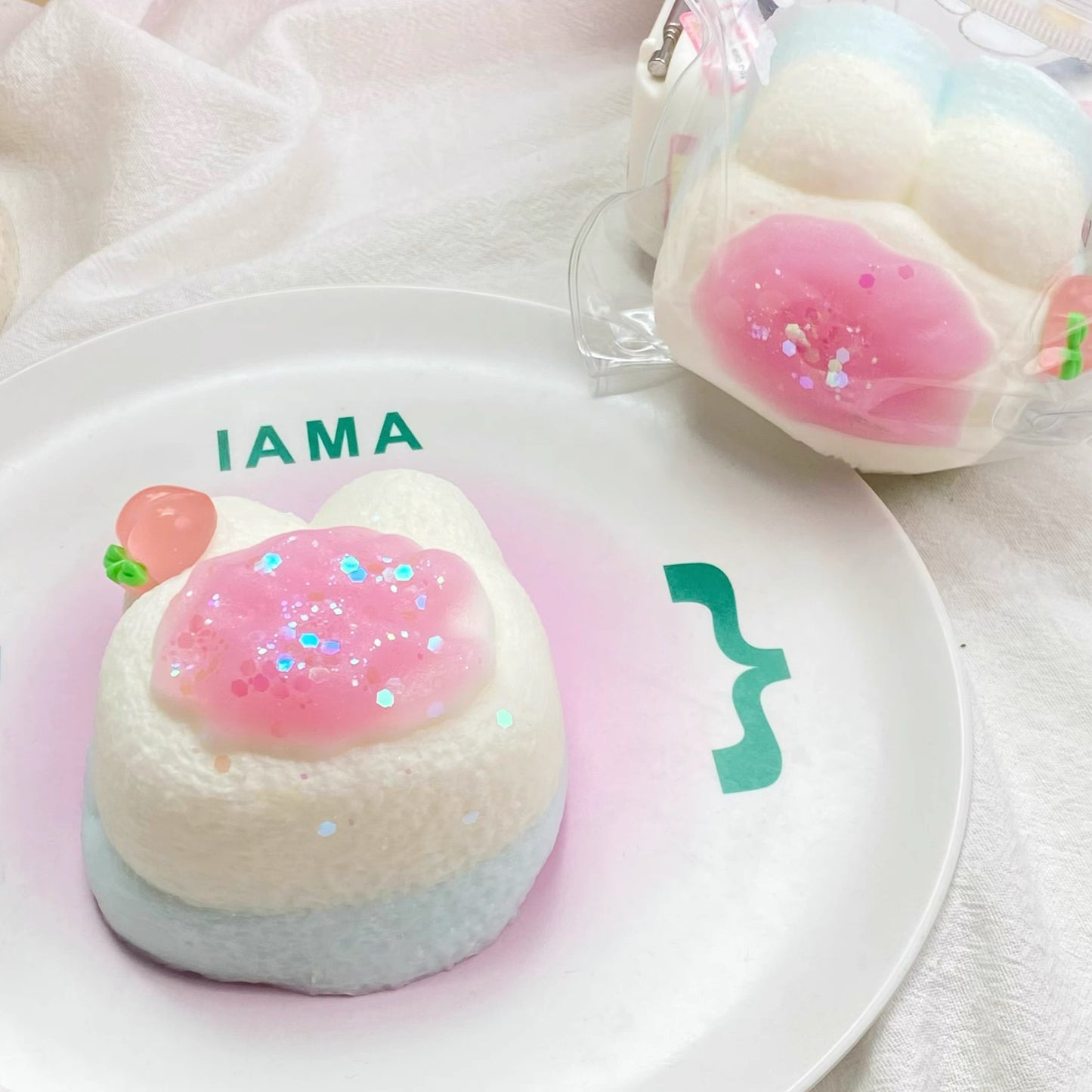 code-110-Pink Rabbit Squishy Stress Relief Toy