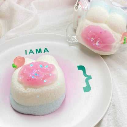 code-110-Pink Rabbit Squishy Stress Relief Toy